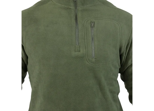 Кофта Condor-Clothing Quarter Zip Pullover. Olive drab Фото 2